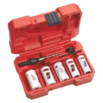 Milwaukee 49224083 Hole Dozer Bi-Metal Hole Saw Kit 19-32mm x7 Pcs