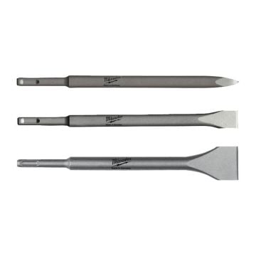 Milwaukee 4932430001 SDS+ Chisel Set x3 Pcs