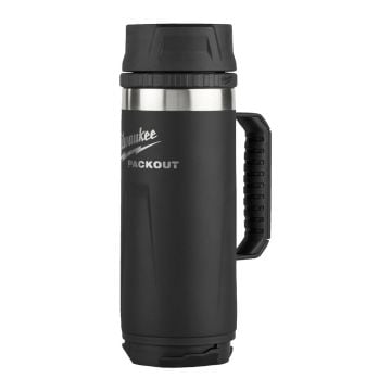 Milwaukee PACKOUT Insulated 532ml Tumbler Mug With Sip Lid Black For Hot/Cold Drinks 4932493472