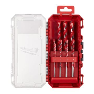 Milwaukee 4932493881 Premium Hammer Drill Bit Set In PACKOUT Case x8 Pcs