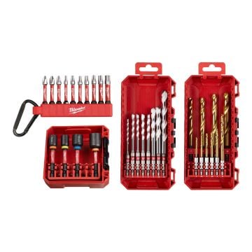 Milwaukee 4932499995 Multi Material Impact Drill Bit Combo Kit x32 Pcs