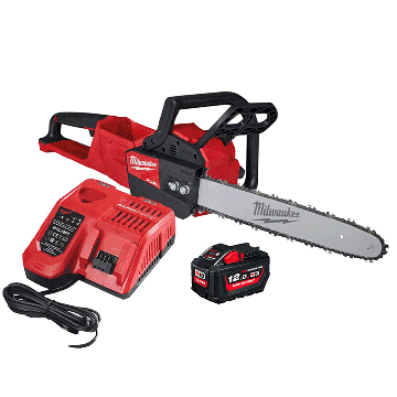 Milwaukee M18 FUEL FCHS-121 18v Brushless 40cm Compact Chainsaw Inc 1x 12.0Ah HIGH OUTPUT Battery