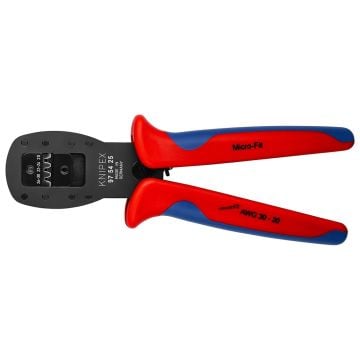 KNIPEX 97 54 26 Crimping Pliers With Multi-Component Grips Burnished 190 mm
