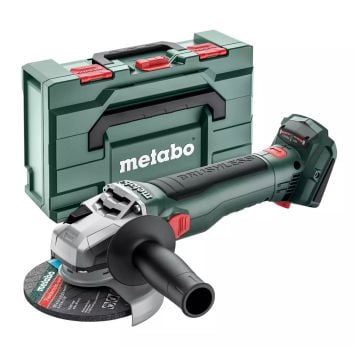 Metabo W 18 LT BL 11-115 18v Brushless 115mm Angle Grinder Body Only In metaBOX 165L Carry Case