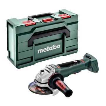 Metabo WPB 18 LTX BL 125 18v Quick Cordless Angle Grinder 125mm Body Only In MetaBOX