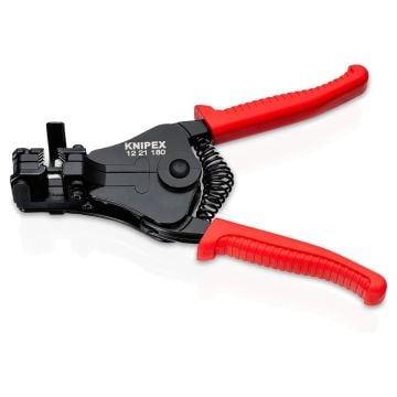 KNIPEX 12 21 180 Insulation Stripper With Adapted Blades 180 mm
