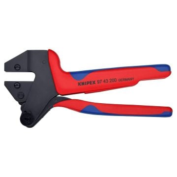 KNIPEX 97 43 200 A Crimp System Pliers With Multi-Component Grips Burnished 200 mm