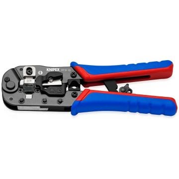 KNIPEX 97 51 13 Crimping Pliers With Multi-Component Grips Burnished 190 mm