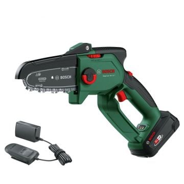 Bosch Green EasyChain 18V-15-7 Brushless Pruning Chainsaw Inc 1x 2.5Ah Battery 06008B8970