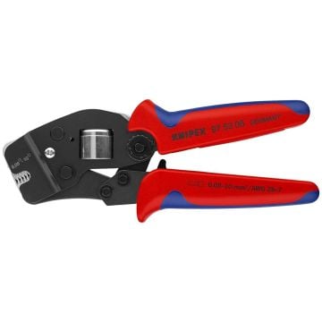 KNIPEX 97 53 08 Self-Adjusting Crimping Pliers With Multi-Component Grips Burnished 190 mm