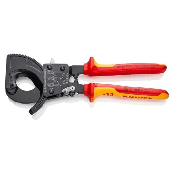 KNIPEX 95 36 250 Cable Cutter Insulated With Multi-Component Grips VDE-Tested 250mm