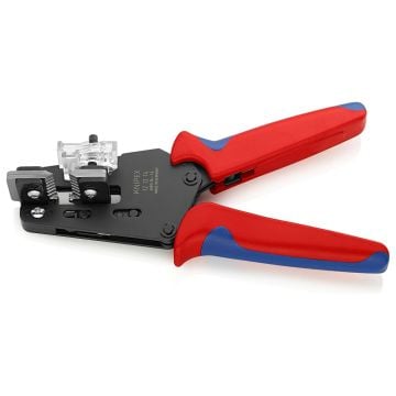KNIPEX 12 12 14 Precision Insulation Stripper With Adapted Blades 195 mm