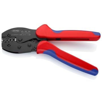 KNIPEX 97 52 34 PreciForce® Crimping Pliers With Multi-Component Grips Burnished 220 mm