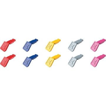 KNIPEX 00 61 10 C V01 ColorCode Mixed Colour Clips x10 Pcs
