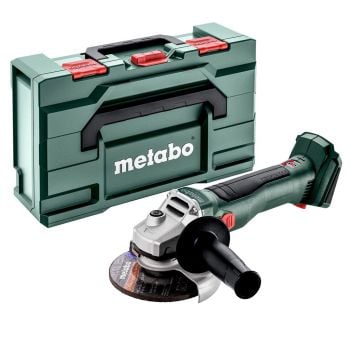 Metabo W 18 L BL 9-125 18v Cordless Brushless 125mm Angle Grinder Body Only In metaBOX 165L Carry Case