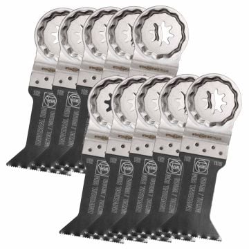 Fein Starlock Plus E-Cut Universal BIM Blades SLP 60x44mm 10pcs 63502152240