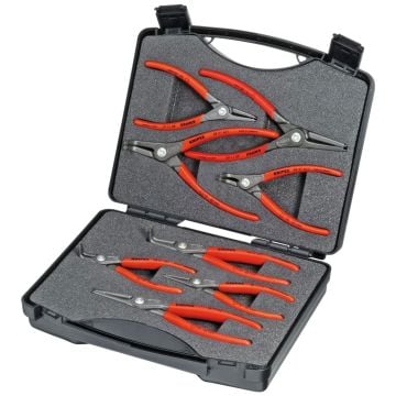 KNIPEX 00 21 25 Tool Box "SRZ" Circlip Pliers x8 Pcs