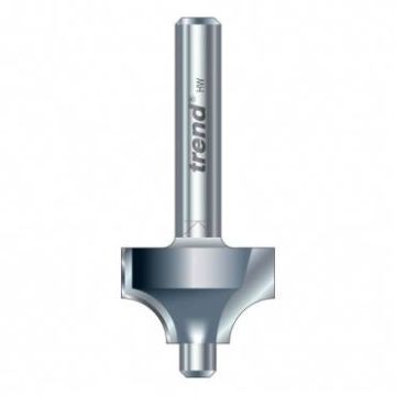 Trend 7D/1X1/4TC Pin guided ovolo cutter 3.2mm rad.
