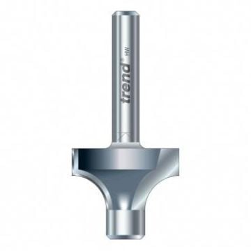 Trend 7E/4X1/4TC Pin guided round over cutter