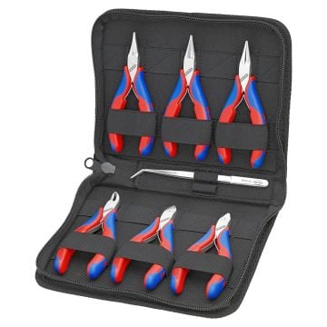 KNIPEX 00 20 16 Case For Electronics Pliers With Tools For Work On Electronic Components x7 Pcs