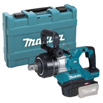 Makita TW009GZ01 40V XGT Brushless 1'' Short Anvil Impact Wrench Body Only In Carry Case