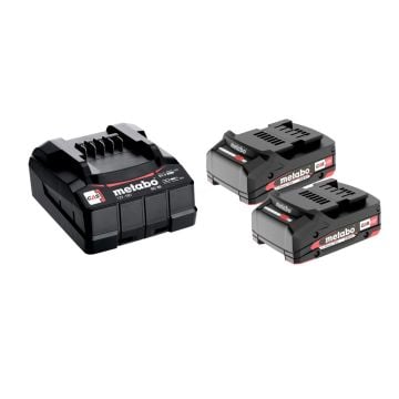 Metabo 685161000 Basic Set Inc 2x 18v 2.0ah Li-Ion Batts & 1x SC 36 Charger