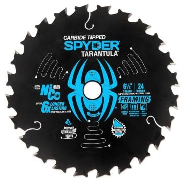 Spyder 13070 165mm x 24T Framing Circular Saw Blade