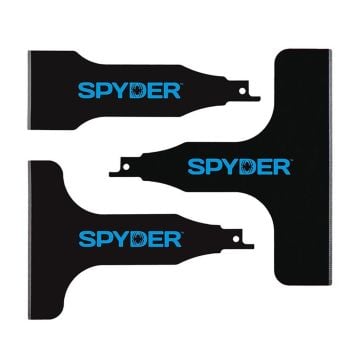 Spyder 243 Scraper Blade Reciprocating Saw Attachment Set x3 Pcs