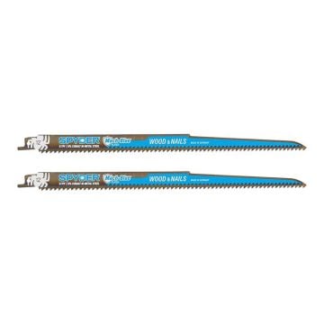 Spyder 200323 12-Inch 6 TPI Bi-Metal Reciprocating Blade x2 Pcs