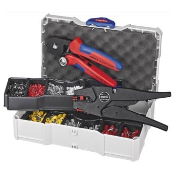 KNIPEX 97 90 10 Crimp Assortment For Wire Ferrules x10 Pcs