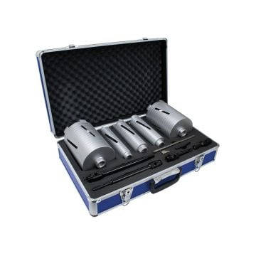 Mexco A10DCDKIT57 Premium Dry Diamond Core Drill Bit Kit x11 Pcs