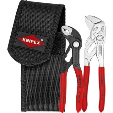 KNIPEX 00 20 72 V01 Mini Pliers Set In Belt Tool Pouch x2 Pcs