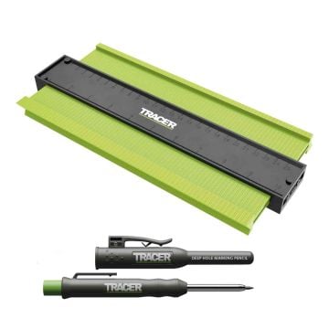 Tracer ACG2 250mm ProContour Gauge w/ Deep Hole Construction Pencil