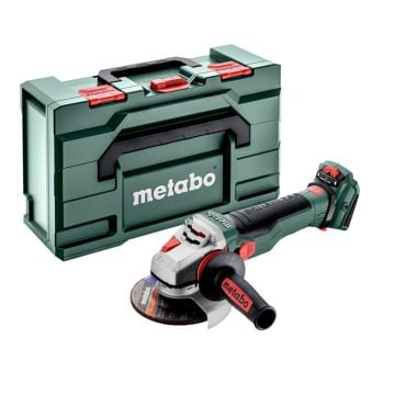 Metabo WVB 18 LTX BL 15-125 Quick 18V Cordless 125mm Angle Grinder Body Only In Carry Case