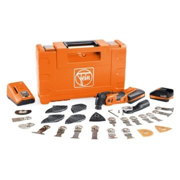 Fein AMM 700 Max Top 18v Starlock Max MultiMaster Inc 2x 3.0Ah Batts & Accessory Set