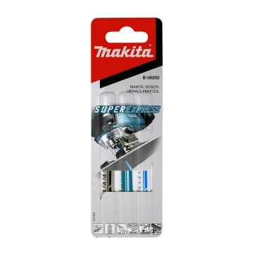 Makita B-06292 Super Express Jigsaw Blade Set x3 Blades For Wood & Metal
