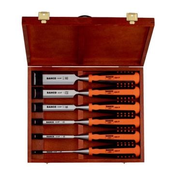 Bahco 424P-S6-EUR B/E Chisel Set 6 Pcs