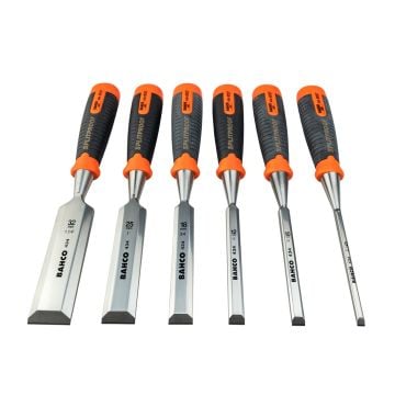Bahco 434-S6-EUR B/E Splitproof Chisel Set 6 Pcs