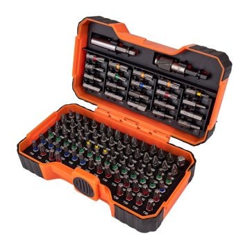Bahco 59/S100BC Colour Coded Screwdriver Bit Set x100 Pcs