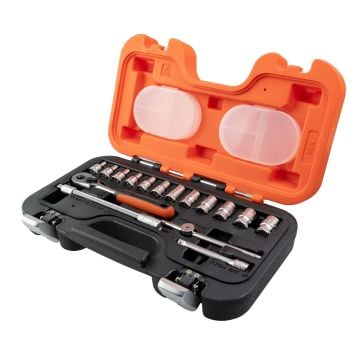 Bahco S160 1/4" Drive Socket Set 16 Pcs