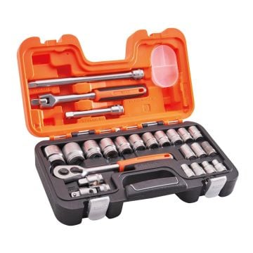 Bahco S240 1/2" Square Drive Socket Set x24 Pcs
