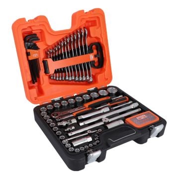 Bahco S95 1/4” & 1/2” Square Drive Sockets & Mechanics Set x95 Pcs