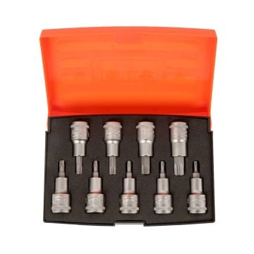 Bahco S9TORX 1/2" Drive Socket Set With Torx Bits x9 Pcs