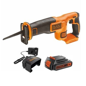 Black & Decker BDCR18C1-GB 18v Reciprocating Saw Inc 1x 1.5Ah Battery