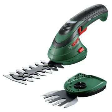 Bosch Green ISIO 3.6v Shrub & Grass Cordless Shear Set 0600833173