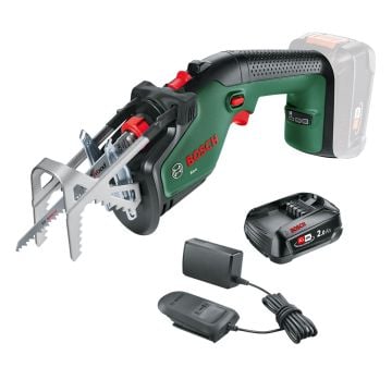 Bosch Green Keo 18v Cordless Garden Saw Set Inc 1x 2.0Ah Batt 0600861A70