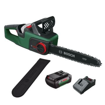 Bosch Green AdvancedChain 36V-35-40 Brushless Chainsaw Inc 1x 2.0Ah Battery 06008B8670