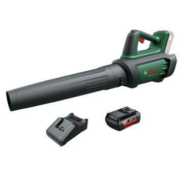 Bosch Green AdvancedLeafBlower 36V-750 36v Brushless Leaf Blower Inc 1x 2.0Ah Battery