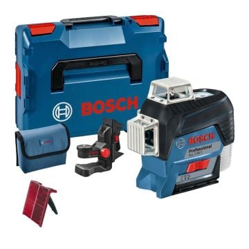 Bosch Professional GLL 3-80 C 12v Multi-Line Red Laser Level Body Only In L-Boxx 136 Carry Case