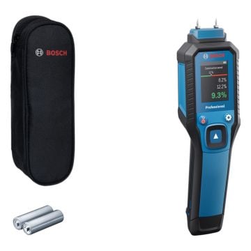 Bosch Professional GMP 1-13 Material Moisture Meter Inc 2x AA Batts